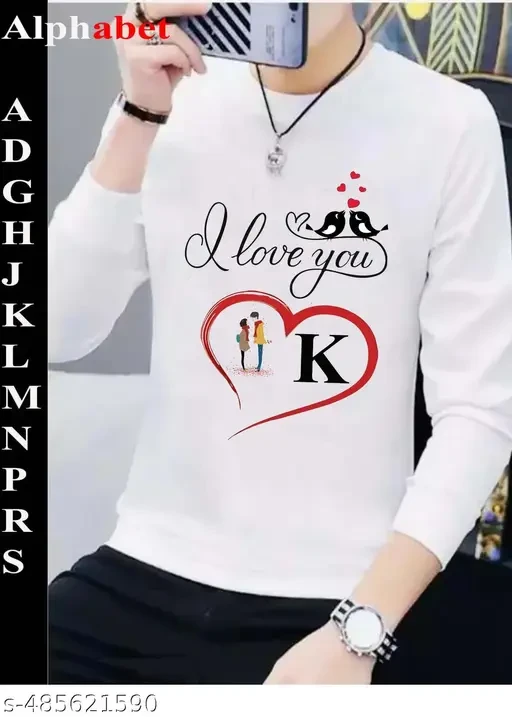 Sparrow K Full Sleeve Tshirt for Boys and men White full sleeve tshirt