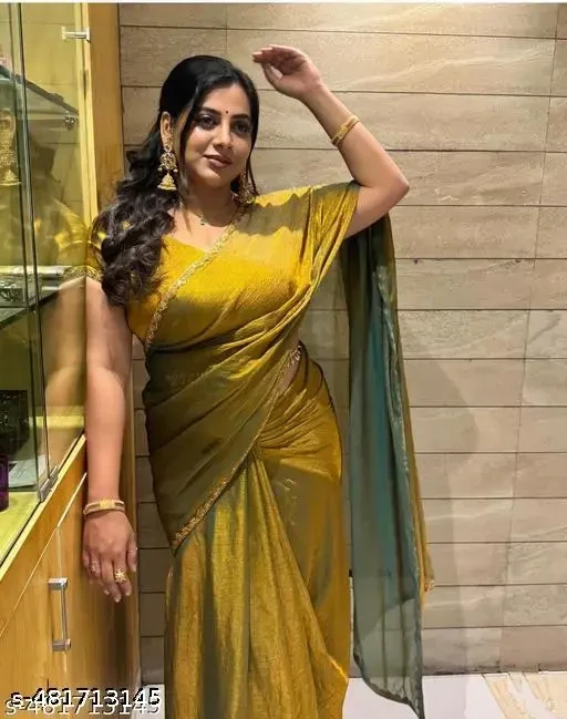 chiffon sarees designer sarees party wear stone saree new collection stone work sarees stone wala saree chiffon fabric saree chiffon saree new 2025 chiffon saree mustard saree yellow