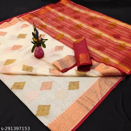 Top Trending Saree/Wedding Wear/Assam/Woven/Cotton Silk/Jacquard/Gadwal/Banarasi/Khadi/Assam/Paithani/Kanjivaram/Dola/Tassels/Zari/Traditional/Uniform/Soft/Kashvi/Kanjeevaram/Party